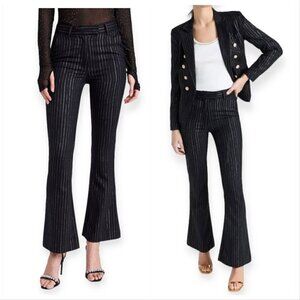 Generation Love Jack Pinstripe Pants, Size 6, Black/Gold, New with tag